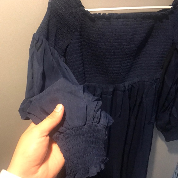 VICI TRENDY YOU SMOCKED OFF THE SHOULDER DRESS - Picture 4 of 4